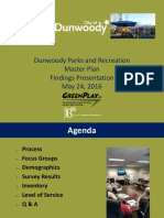 Dunwoody Parks Rec Survey Findings Presentation Public Final 5-24-16