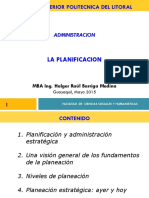 Planificación y administración estratégica