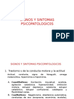 Signos y Sintomas Psicopatologic0s