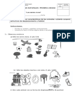 Prueba Ciencias Naturales Primera Unidad