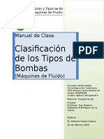 Manual de Clase Tipos de Bombas
