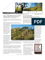 Diablo Watch Newsletter, Spring-Summer 2009 Save Mount Diablo