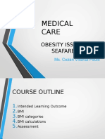 Medical Care: Obesity Issues of Seafarers