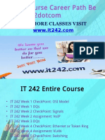 IT 242 Course Career Path Begins It242dotcom