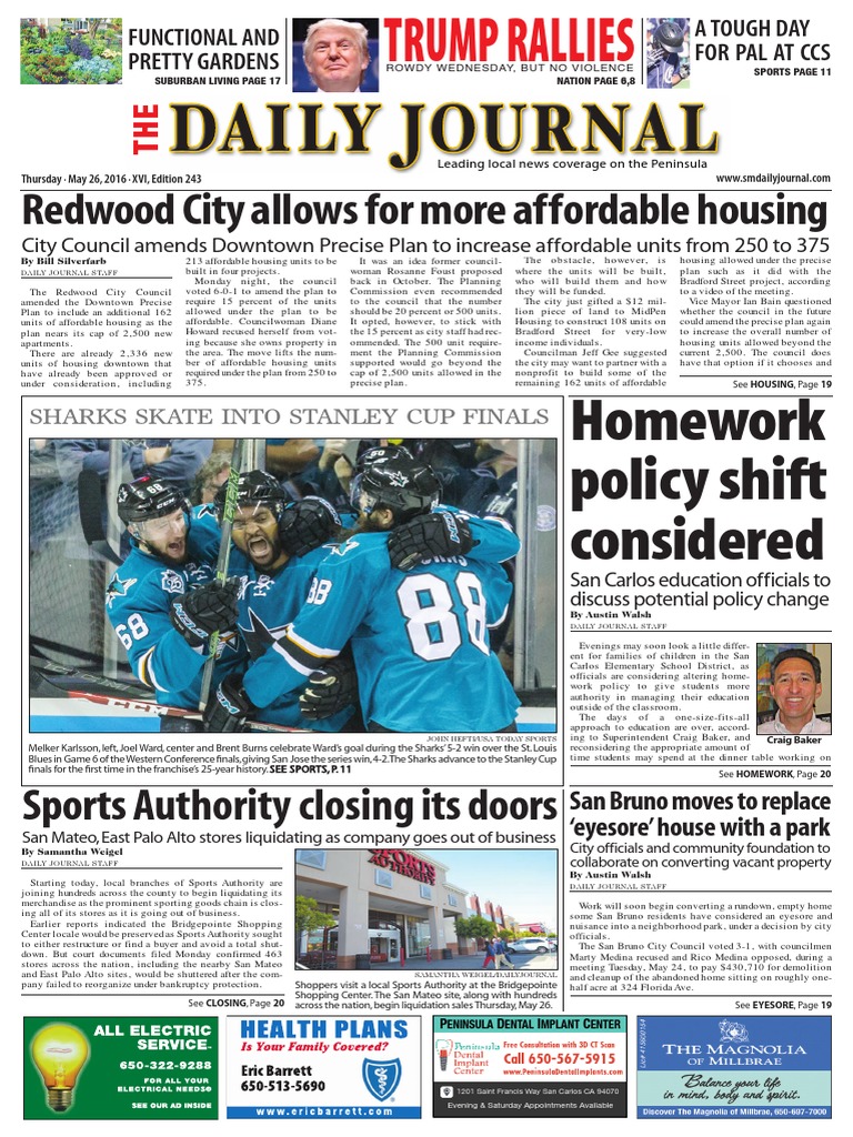 Redwood City Allows For More Affordable Housing Trump Rallies PDF