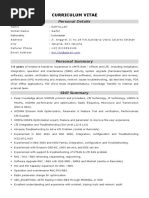 Curriculum Vitae: Personal Details