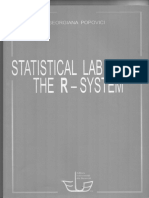 Statistical Lab Using the R System 