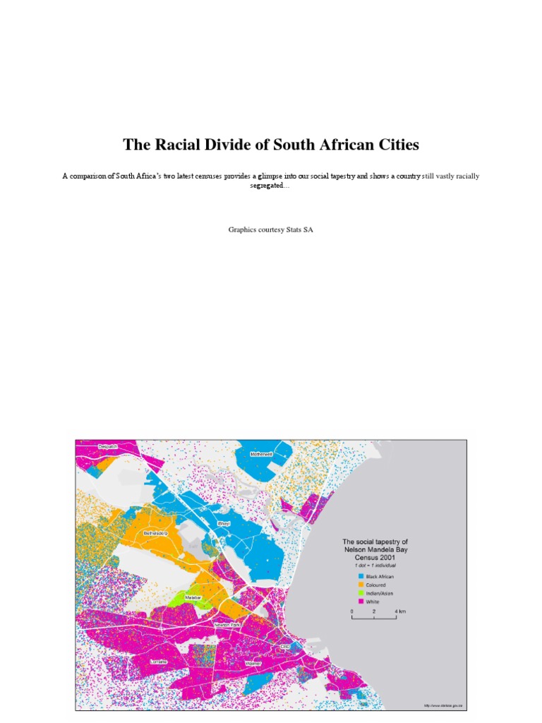 Racial Divide of South African Cities