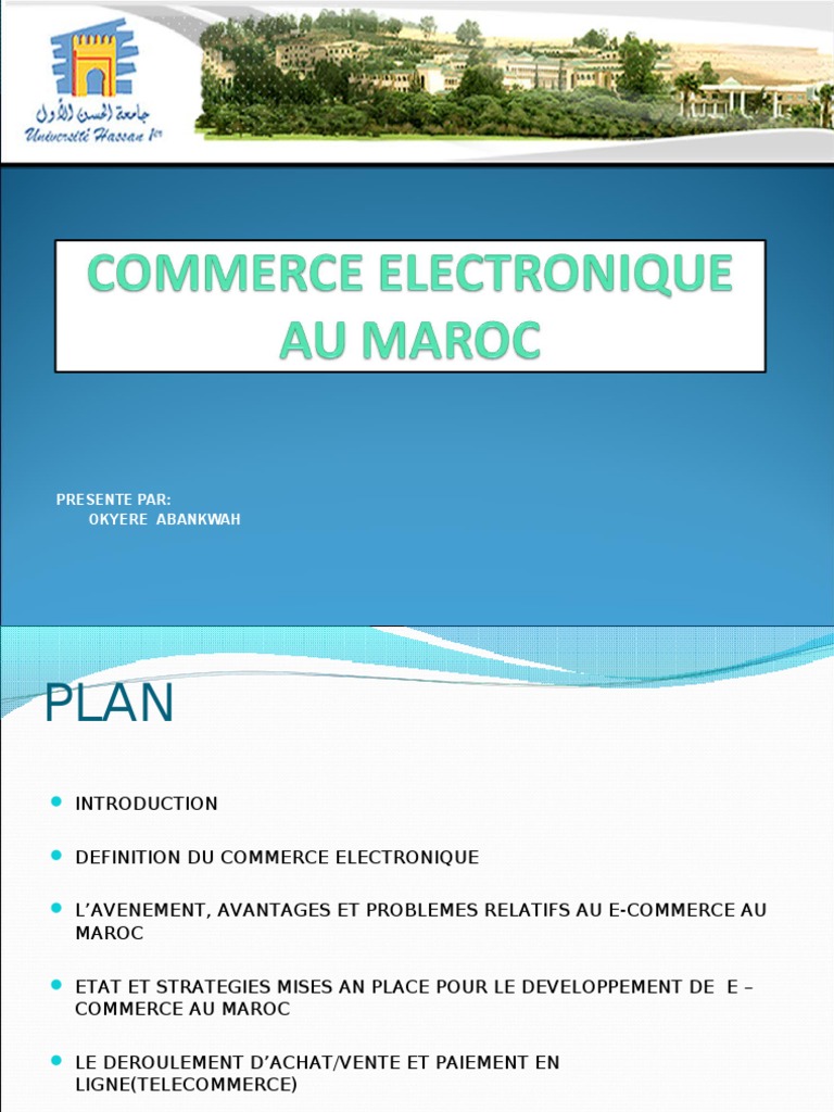 E-commerce au Maroc : État et enjeux | PDF | Commerce électronique | Maroc