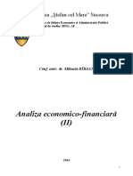 Analiza Economica II 2014-2015