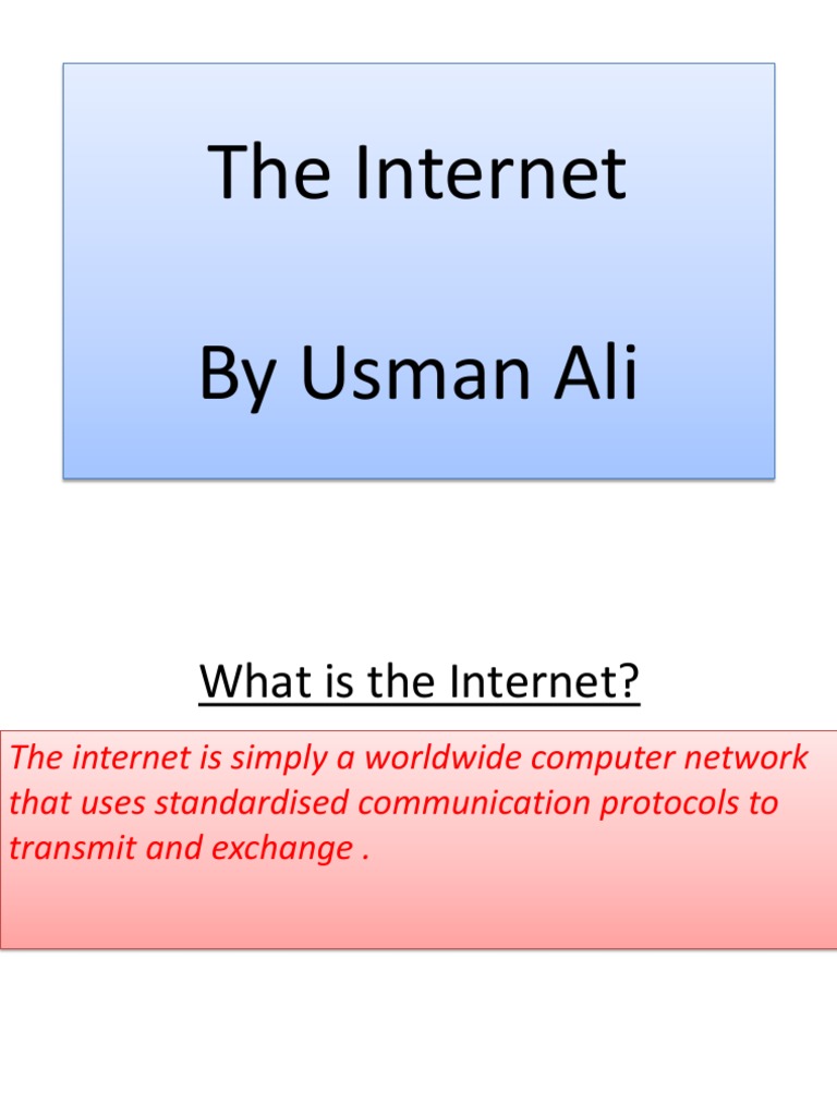 Understanding the Internet Basics | PDF