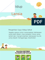 Gaya Hidup Sehat Lansia PPT