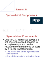Lesson 8 Symmetrical Components
