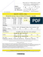 KQ-105 - Tarifas 2008 (Rate Card)