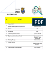 Laporan Aktiviti Tahunan SAINS MATE