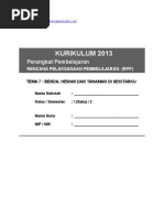 Download 7 RPP SD KELAS 1 SEMESTER 2 - Benda Hewan Dan Tanaman Di Sekitarku by Hendra Purnama SN313890288 doc pdf