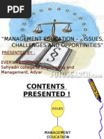 Download management education  issues challenges opportunities by everil fernandes SN31389120 doc pdf