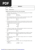 Physics: Class Puc 2 Yr