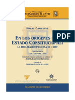 Los Origenes Del Estado Constitucional - Miguel Carbonel