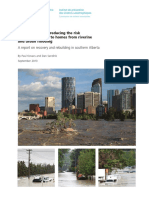 Best Practices for Reducing the Risk of Future Damage to Homes From Riverine and Urban Flooding - Kovacs, P. & Sandink, D. (Sept 2013)