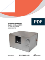 Catalog: Blower Coil Air Handler Models BCHD and BCVD