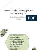 Métodos de Investigación Antropologica