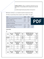 Razones de Johnson International y Los Promedios de La Industria de La Línea de Negocios de Johnson para