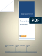 Procedimiento de Trabajo Seguro PDF