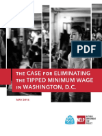 The Case for Eliminating the Tipped Minimum Wage in DC