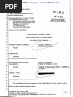 Joe Noel DOJ Plea Agreement June 2014