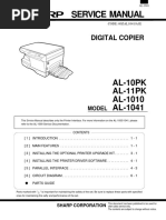 Service Manual: AL-10PK AL-11PK AL-1010 AL-1041