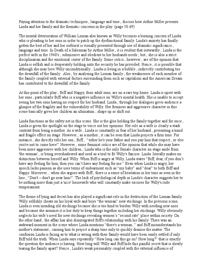 Death of a salesman analysis picture