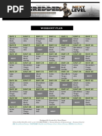 K Boges Calisthenics Workout Routine | PDF | Hobbies | Weight