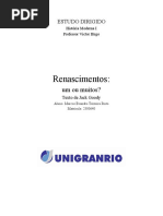 Renascimentos Um Ou Muitos, por Evandro Brasil