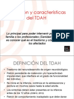 Definicion y Caracteristicas Del TDAH