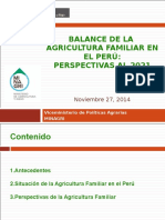 Balance Agricultura Familiar Perspectivas Cesar Sotomayor MNAGRI