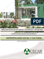 Antropologia SoANTROPOLOGIA SOCIAL Y CULTURALcial y Cultural-Antropologia Social y Cultural