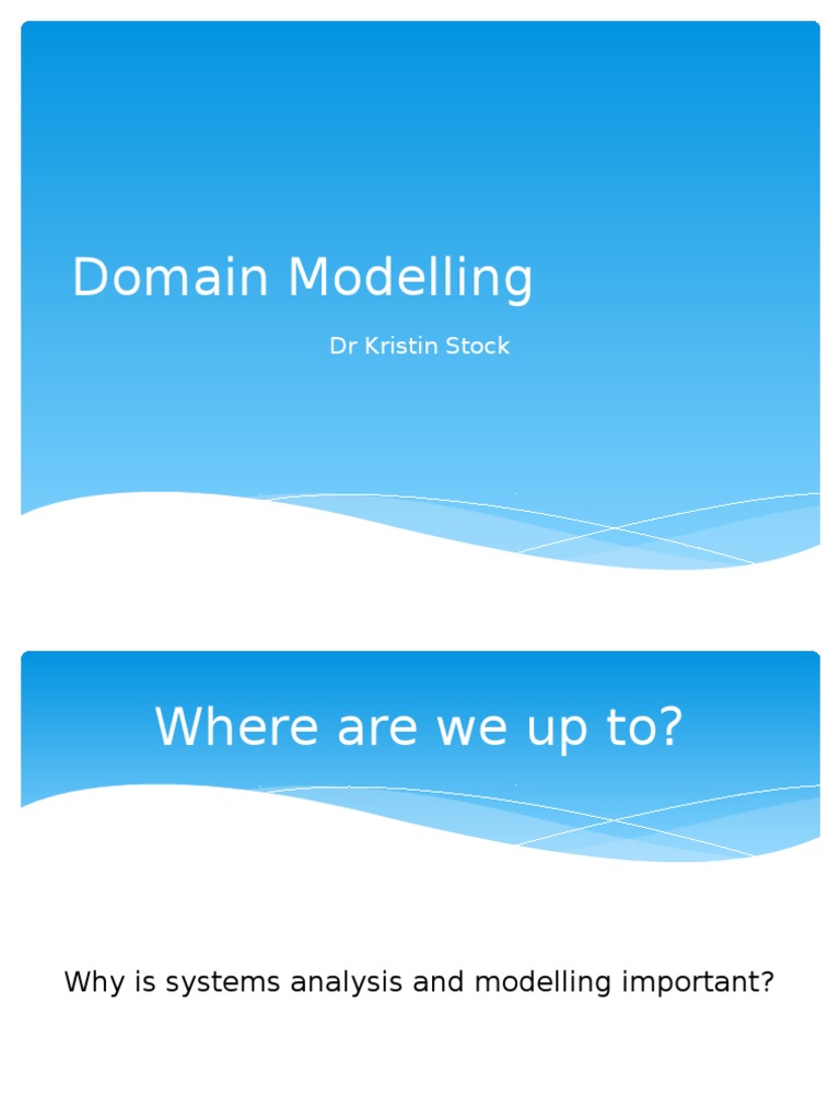Domain Modelling Techniques Overview | PDF | Conceptual Model | Use Case