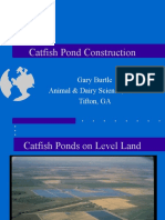 Catfish Pond Construction: Gary Burtle Animal & Dairy Science, UGA Tifton, GA