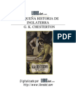 Pequena Historia de Inglaterra. Chesterton.