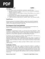 Download Behavior Science UNit 5 Note by Lecture -Sanjib Mishra by Sanjib Mishra SN31395080 doc pdf