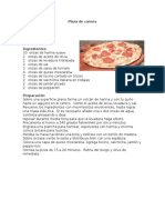 Pizza de Carnes