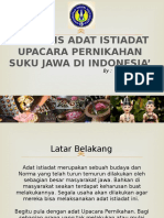 ADAT ISTIADAT UPACARA PERNIKAHAN SUKU JAWA