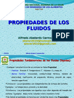 Unidad 2. 1. Propiedades de Los Fluidos