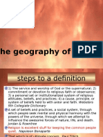The Geography of Religion
