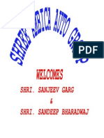 Welcomes: Shri. Sanjeev Garg & Shri. Sandeep Bharadwaj