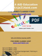 CJA 214 AID Education Expert/cja214aid.com