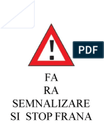 Fara Semnalizare Stop Frana