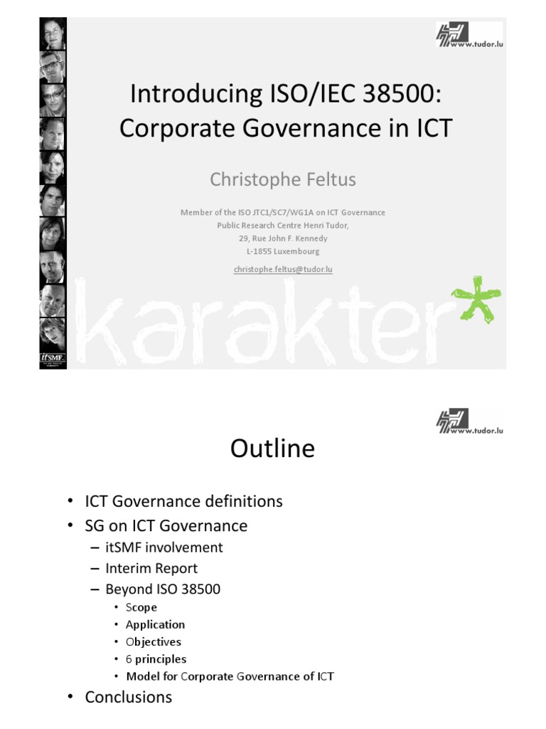 ISO/IEC 38500: ICT Governance Overview | PDF | Governance | Corporate ...