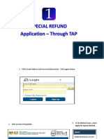 Special Refund Application Through Tap